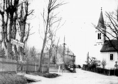 historické foto kostela