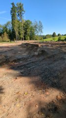 odkryté základy kostela