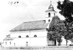 historické foto kostela