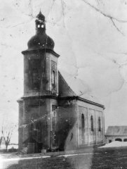 historické foto kostela