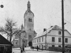historické foto kostela 