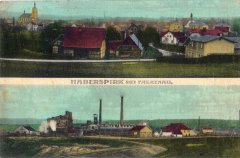 dobová pohlednice města s kostelem