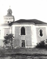historické foto kostela