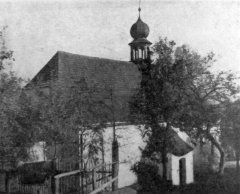historické foto kostela