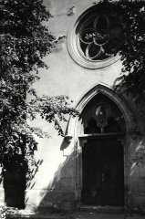 historické foto kostela - vchod
