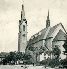 historické foto kostela