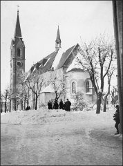 historické foto kostela
