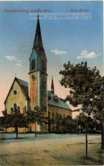historické foto kostela