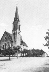 historické foto kostela