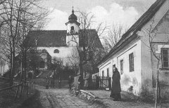 historické foto kostela