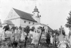 historické foto kostela