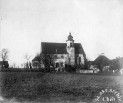 historické foto kostela