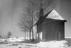 historické foto kaple (v pozadí)