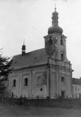 historické foto kostela
