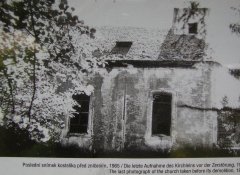 kostel před demolicí