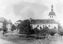 historické foto kostela