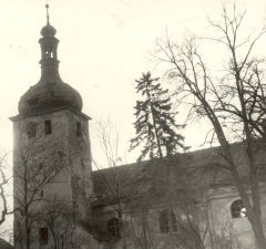 historické foto kostela