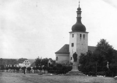 historické foto kostela