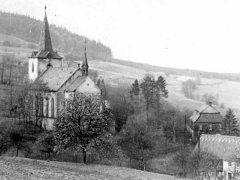 historické foto kostela