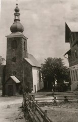 historické foto kostela