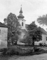 historické foto kostela
