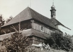 historické foto kostela