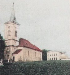historické foto kostela