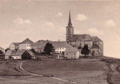 historické foto kostela - detail