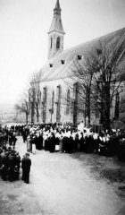 historické foto kostela