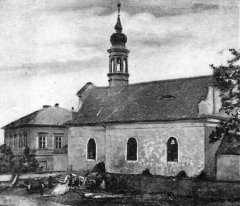historické foto kostela