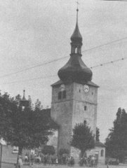 historické foto kostela