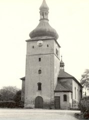 historické foto kostela