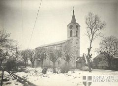 historické foto kostela