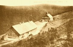 historické foto původní kamenné kaple