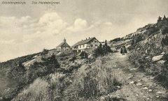 historické foto původní kamenné kaple
