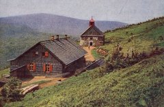 historické foto původní kamenné kaple