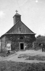 historické foto původní kamenné kaple