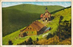 kaple na dobové pohlednici