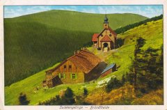 kaple na dobové pohlednici