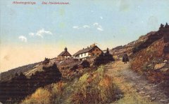 historické foto původní kamenné kaple