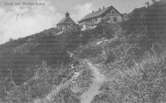 historické foto původní kamenné kaple