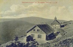 historické foto původní kamenné kaple