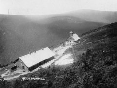 historické foto původní kamenné kaple