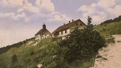historické foto původní kamenné kaple