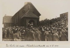 historické foto svěcení nové kaple