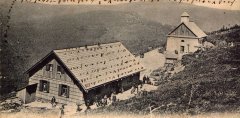 historické foto původní kamenné kaple