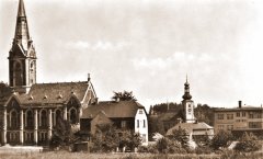 historické foto kostela