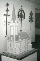 model kostela