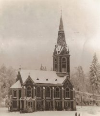 historické foto kostela