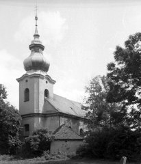 historické foto kostela